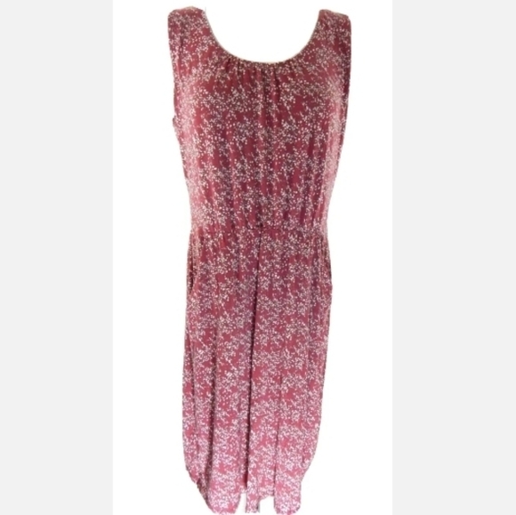 Garnet Hill Sleeveless Jersey Pocket Dress - Picture 1 of 3